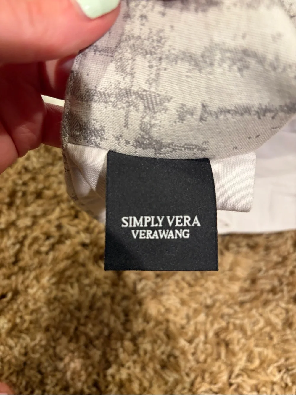 Simply Vera Vera Wang Bedding Set - Duvet Cover & 2 Pillow Shams